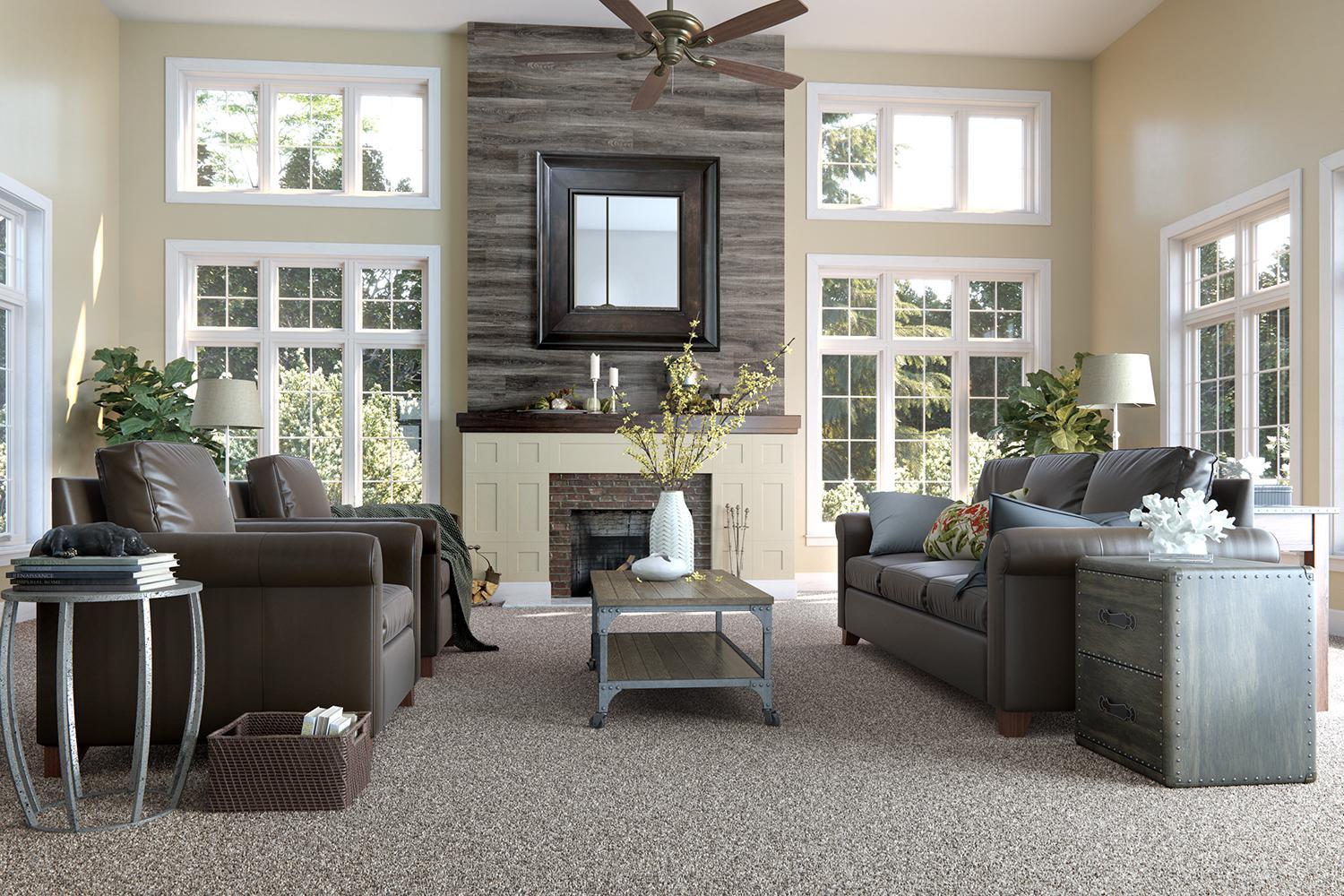 Fireplace with Mohawk laminate Fireplace with Mohawk laminate
